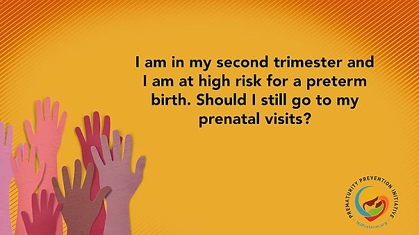 I'm at high risk for preterm, should I still do preterm visits?